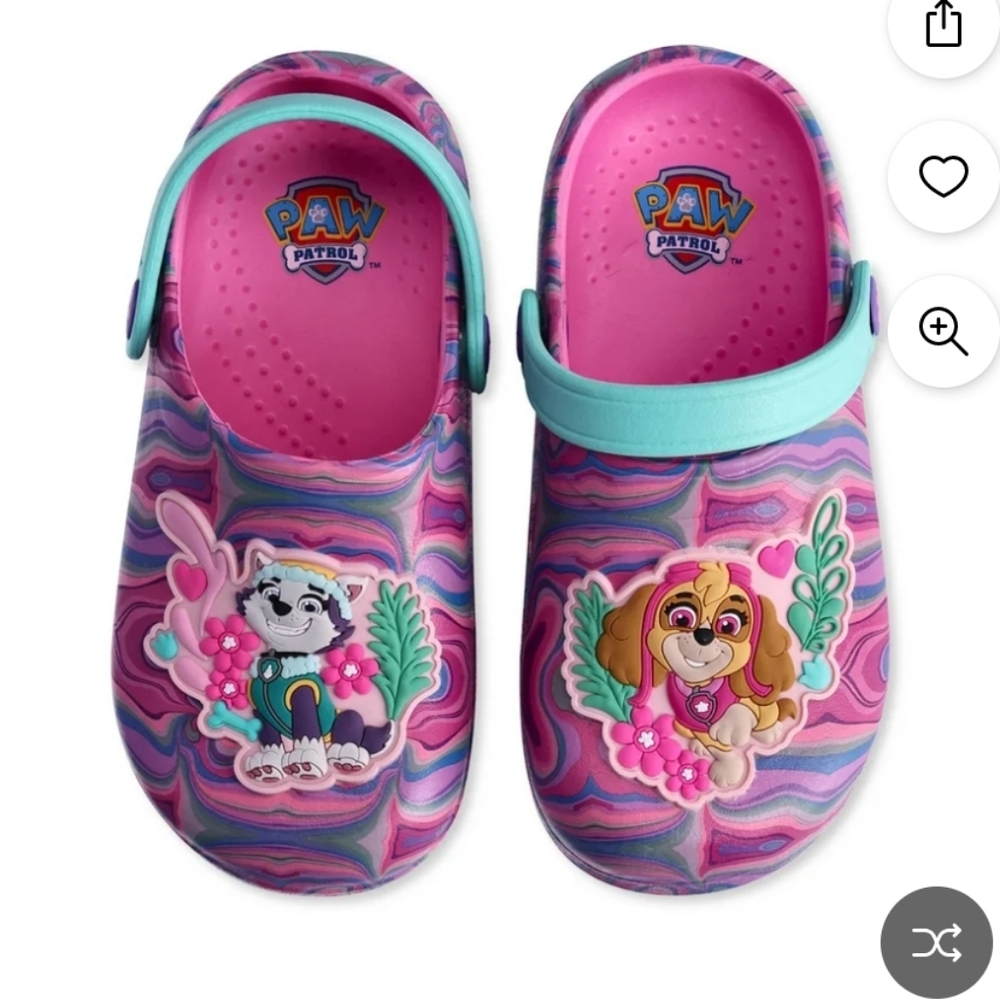 Paw Patrol Skye and Everest Slip On Shoes 11/12